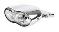 HEADLAMP CHROMEHOUSING CLEAR GLAS