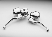 CHROME HANDLEBAR CONTROLS, 11/16" BORE, 96UP