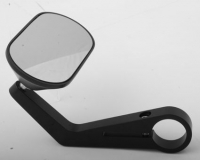 HANDLEBAR MIRROR OVAL, BLACK