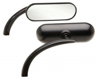 ALT. MINI OVAL MIRROR BLK LEFT