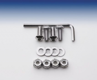 CHROME LICENSE BOLTS 4PK