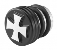 HKC BLK. CROSS OIL TNK PLUG  SOFTAIL 00-17