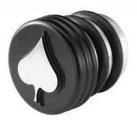 HKC BLK. SPADES OIL TNK PLUG  SOFTAIL 00-16