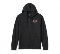 MIESTEN H-D BAR & SHIELD ZIP UP -HUPPARI