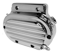 6-SPEED HYDRAULIC CLUTCH ACTUATOR COVER, CHROME FINNED