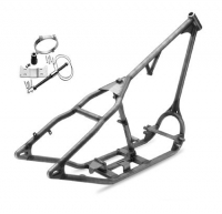 SANTEE RIGID SINGLE DOWNTUBE CHOPPER FRAME 43° RAKE FOR UP TO 200 TY