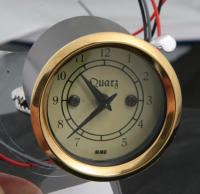 MMB RETRO CLOCK GOLD / IVORY