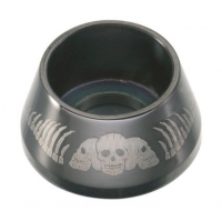 RISER BOLT COVER ALU 1/2, BONES, BLACK