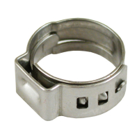 CRIMP HOSE CLAMPS 1/4 (17/32")