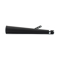 SEI MEGAPHONE UNIVERSAL MUFFLER 24" LONG BLACK