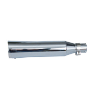 HIGHWAY HAWK CHROME MUFFLER