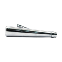 MOONSHINE BRUISER UNIVERSAL MUFFLER 17-1/2" LONG CHROME