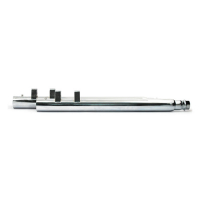 X-FORCE, TOURING MUFFLER SET. 28" LONG. CHROME