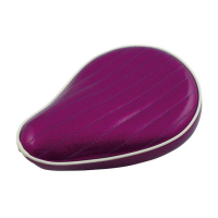 LEPERA, SPRING MOUNTED METALFLAKE SOLO SEAT. PLUM PURPLE