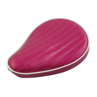 LEPERA, SPRING MOUNTED METALFLAKE SOLO SEAT. MAGENTA MARVEL