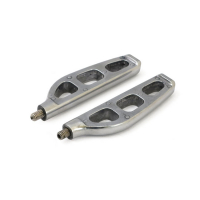 3 HOLE BILLET ALUMINUM FOOT PEGS. POLISHED