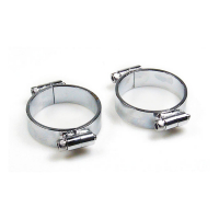 INTAKE CLAMPS HEAVY DUTY, CHROME