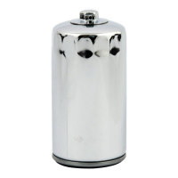 MCS, SPIN-ON OIL FILTER WITH TOP NUT. CHROME