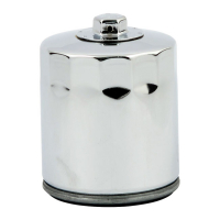 MCS, SPIN-ON OIL FILTER WITH TOP NUT. CHROME