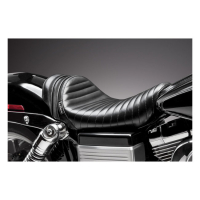 LEPERA, STUBS SPOILER SOLO SEAT. BLACK, PLEATED