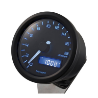 VELONA 60MM TACHOMETER 18000RPM. BLACK