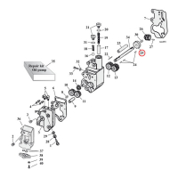 DRIVEN GEAR, OIL PUMP. 24T.