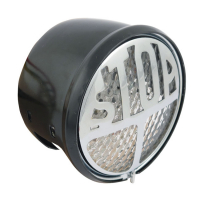 STOP LED TAILLIGHT. BLACK. CLEAR LENS