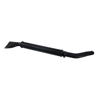 SERVI-CAR FISHTAIL MUFFLER, BLACK