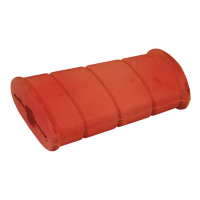 REPL. RUBBER FOR FLAT KICK PEDAL. RED