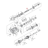 4-SPEED TRANSMISSION MAINSHAFT