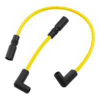 ACCEL, 8MM FERRO SPIRAL CORE SPARK PLUG WIRE SET. YELLOW