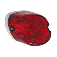 LAYDOWN TAILLIGHT. RED LENS