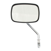 OEM STYLE REPL. MIRROR, LEFT, SHORT STEM