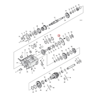 ETURATAS 23 HAMP. 1937-79 BT 4-SPEED - TRANSMISSION SPROCKET, 23T.