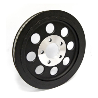 REPRODUCTION OEM STYLE WHEEL PULLEY 61T, 1-1/8" BELT. BLACK