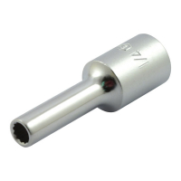 HYLSY, 1/4" - 12 KULMAINEN / 1/4" VÄÄNTIÖ, BRAKE PAD PIN SOCKET TOOL