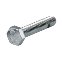 M8 X 40MM HEX BOLT, SKULL CHROME