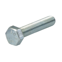 M8 X 40MM HEX BOLT, ZINC