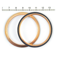 JAMES, ROUND COPPER EXHAUST GASKET SET (PR)