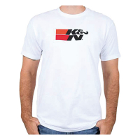 T-SHIRT K&N ORIGINAL LOGO ON WHITE