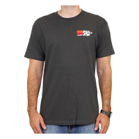 T-SHIRT; K&N MOTORWEAR CHARCOAL