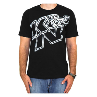 T-SHIRT K&N GLOW WHITE ON BLACK