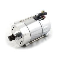 ALL BALLS, PRESTOLITE STYLE STARTER MOTOR. 1.4KW. CHROME