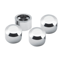 S&S, MAGNETIC HEAD BOLT COVER SET, CHROME