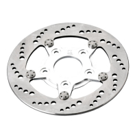 K-TECH FRONT LEFT BRAKE ROTOR 8.5" STAINLESS,POLISHED CENTER