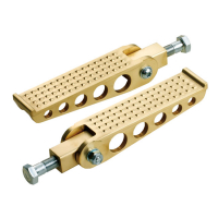 K-TECH CAST BRASS KNURLED PEGS