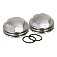 K-TECH, KNUCKLE ROCKER NUTS. GROOVE, SATIN CHROME FINISH