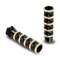 K-TECH VINTAGE GRIPS BLACK ALU / BRASS