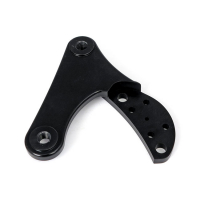 K-TECH 2-PISTON CALIPER MOUNTING BRACKET LEFT. BLACK