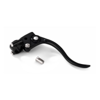 K-TECH, DELUXE MECHANICAL BRAKE LEVER ASSEMBLY. BLACK